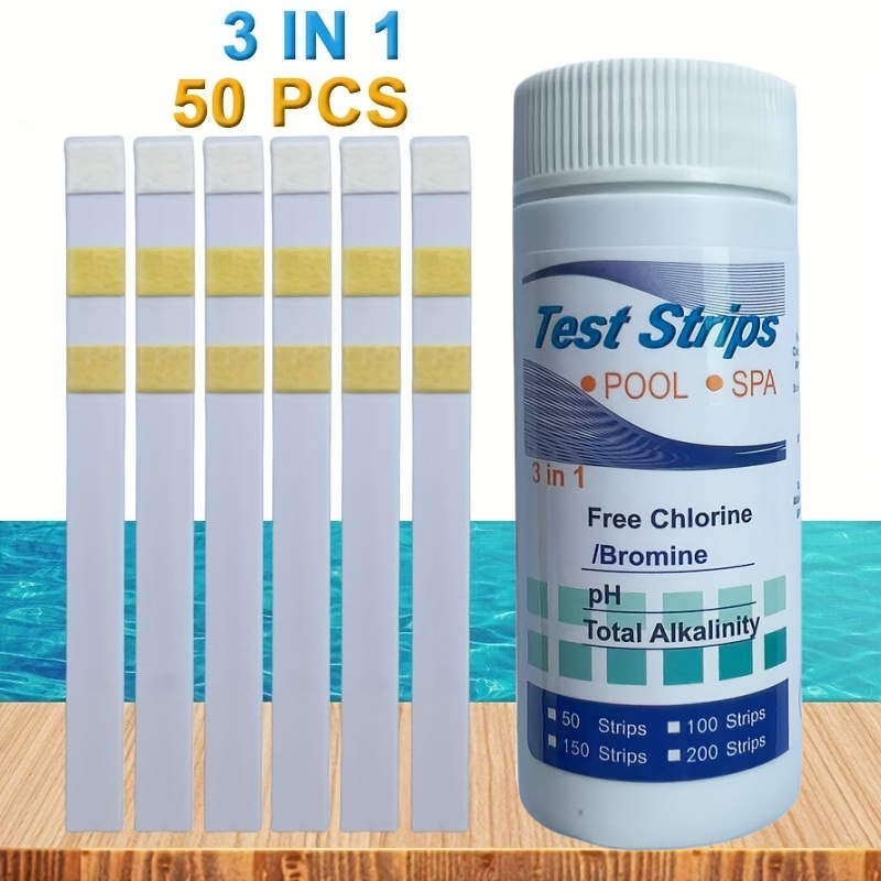 Marine Test Kit - Chlorine PH Test Strips SPA Swimming
