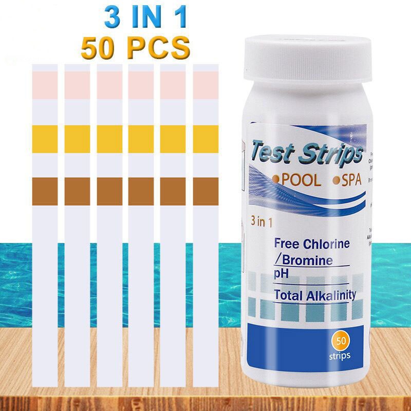 50pcs Chlorine PH Test Strips  - đánh giá và giá Marine Test Kit