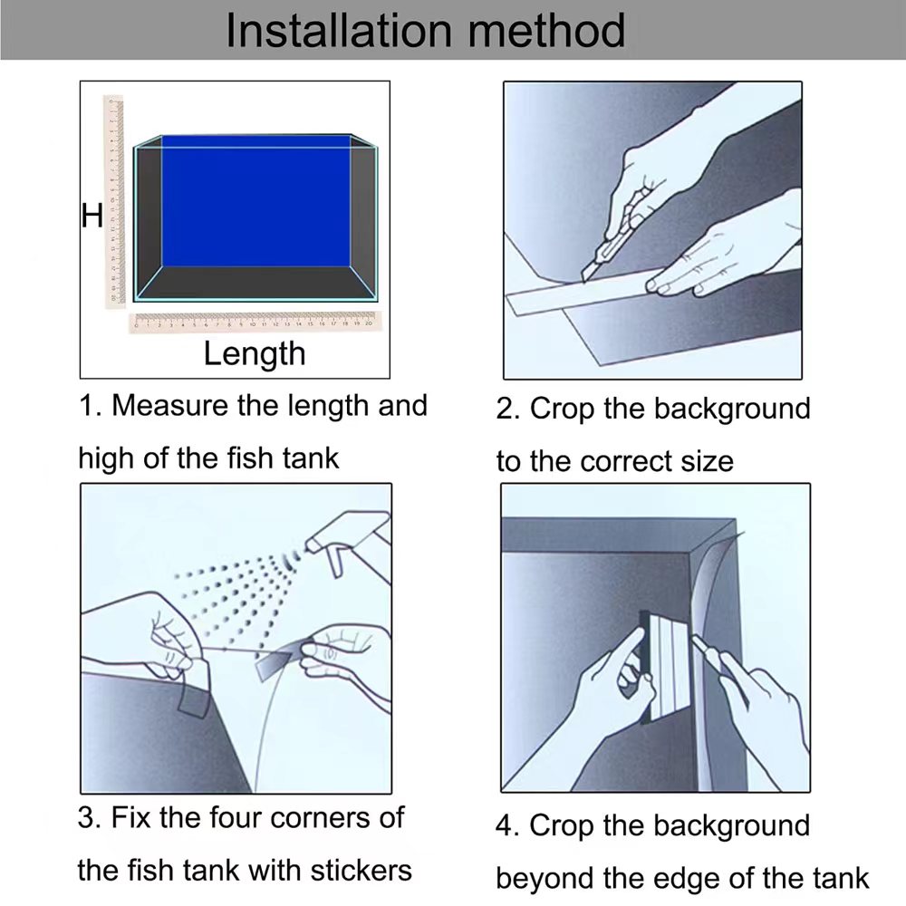 Nền Cho Bể Cá 3d Dán Poster Cá - đánh giá và giá Aquarium Innovative Marine
