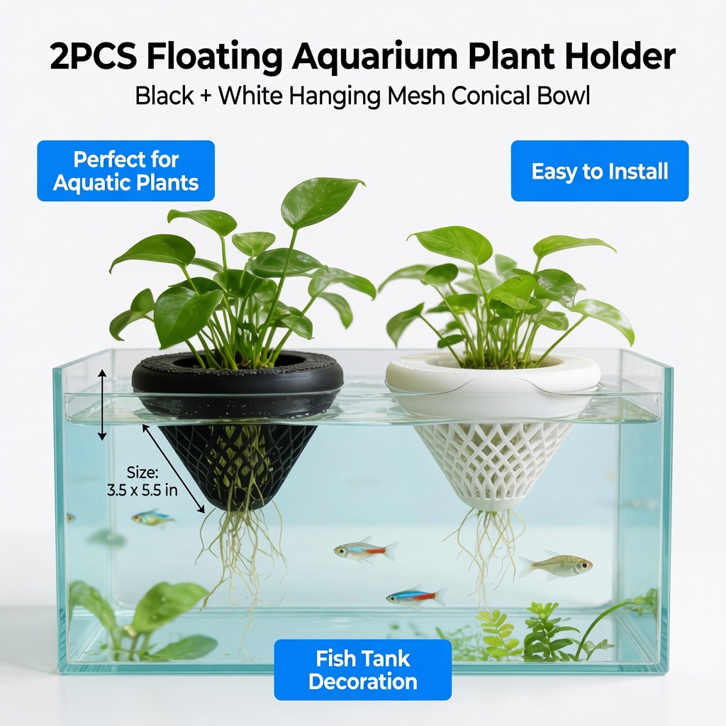 2PCS Floating Aquarium Plant H - đánh giá và giá Aquarium Innovative Marine