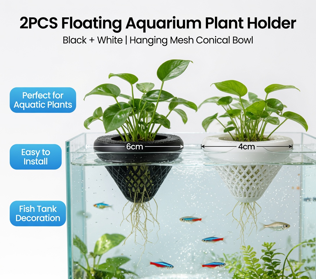 2PCS Floating Aquarium Plant H - đánh giá và giá Aquarium Innovative Marine