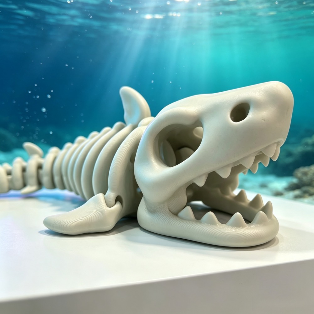 Shark Skeleton Aquarium Decor  - đánh giá và giá Aquarium Innovative Marine