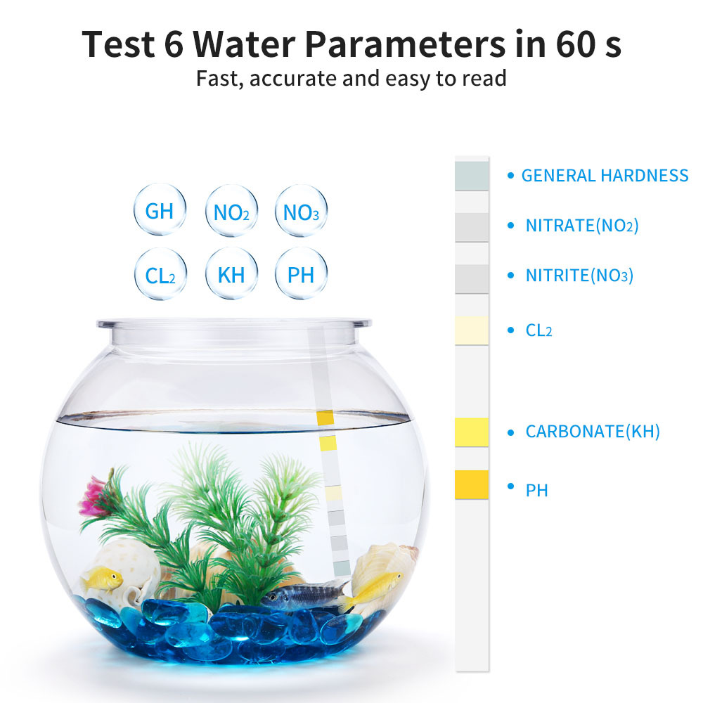 6-In-1 Water Quality Test Stri - đánh giá và giá Marine Test Kit