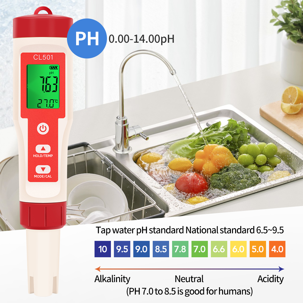 PH/CL2/H2/ORP/Temperature Mete - đánh giá và giá Marine Test Kit