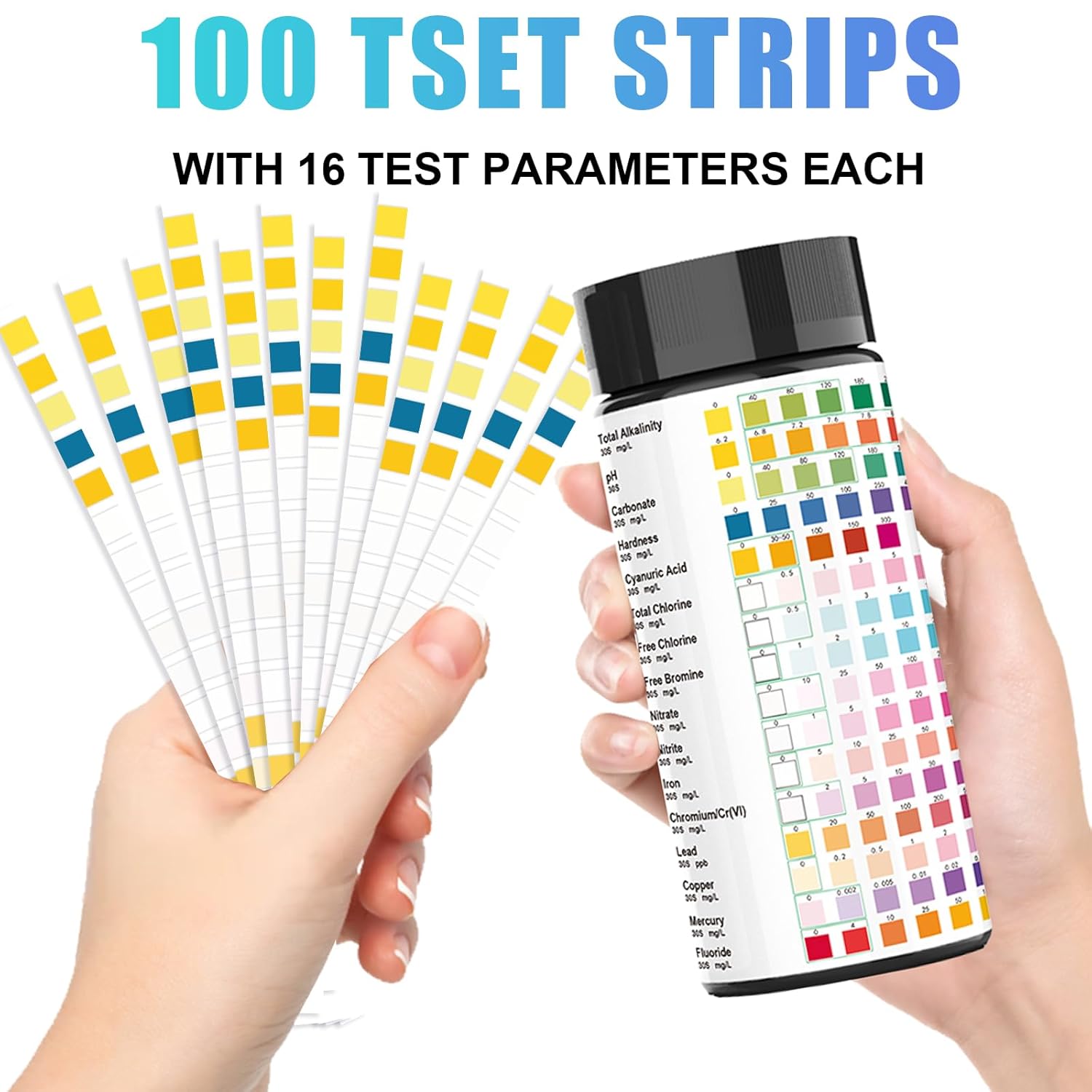 16-in-1 Water Test Kit Strips, - đánh giá và giá Marine Test Kit