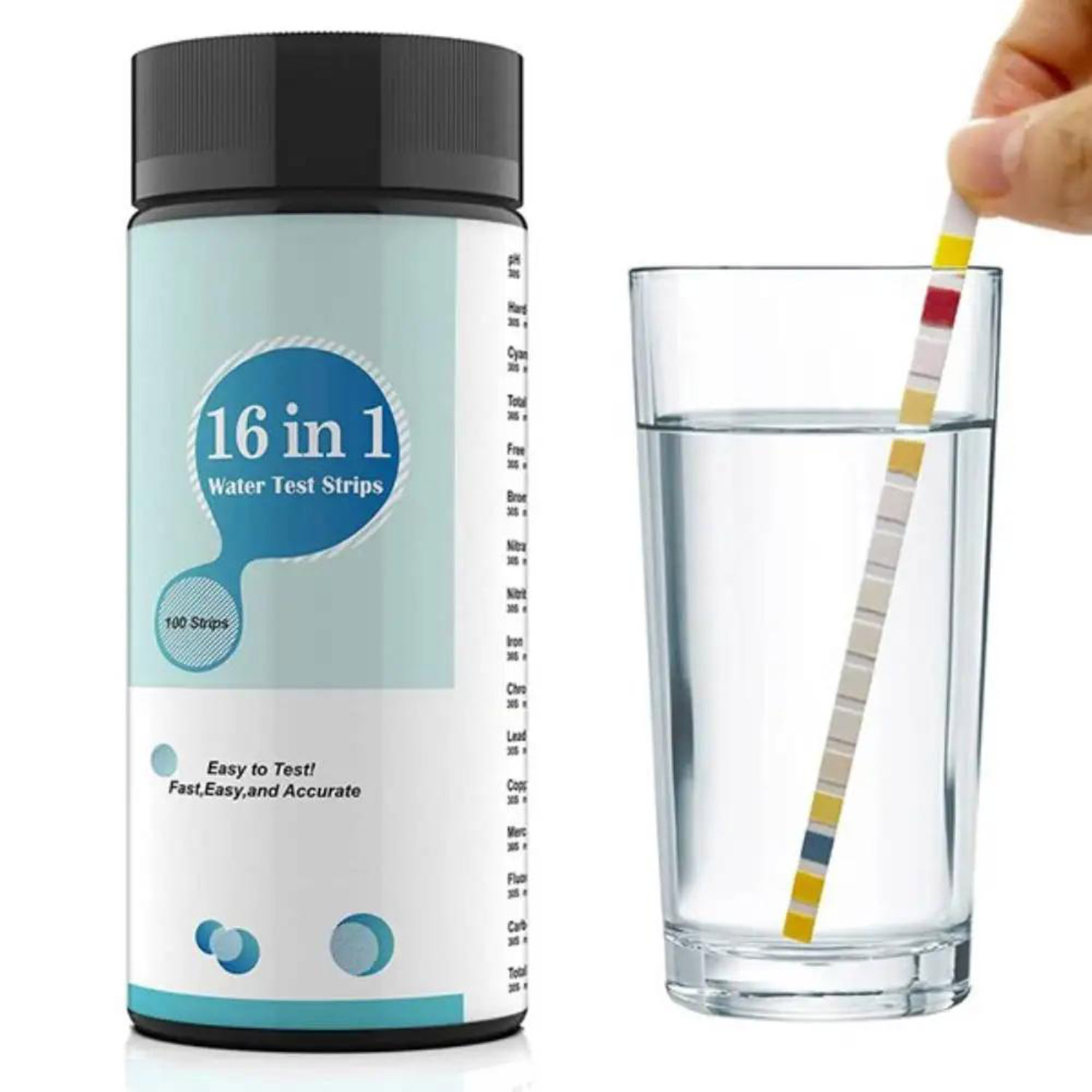 16-in-1 Water Test Kit Strips, - đánh giá và giá Marine Test Kit