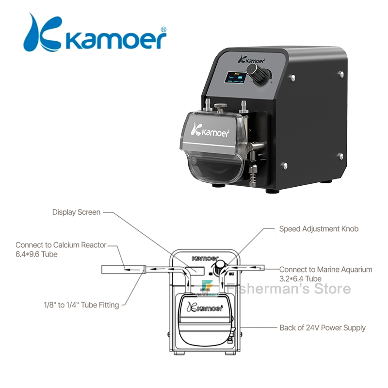 Kamoer FX-STP3 WIFI PerIstalti - đánh giá và giá Calcium Reactor Media