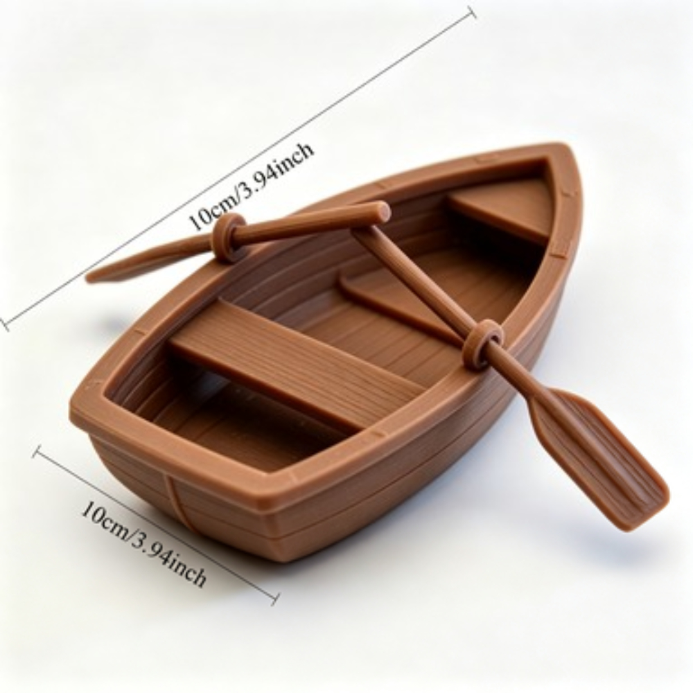 Mini Double Oar Wooden Boat Aq - đánh giá và giá Aquarium Innovative Marine