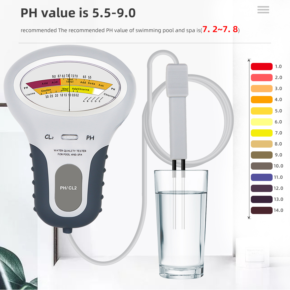 2 In 1 Chlorine Detector PH &  - đánh giá và giá Marine Test Kit