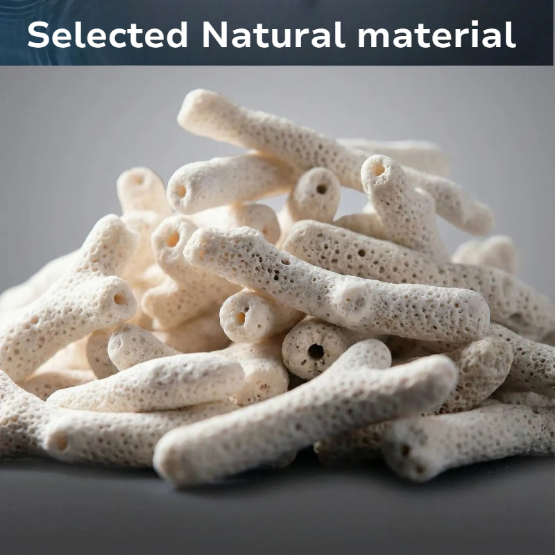 Natural Coral Bone Filter Medi - đánh giá và giá Calcium Reactor Media
