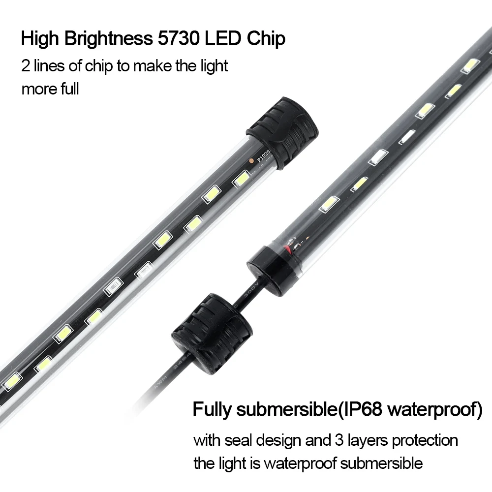 58CM  Aquarium Light LED Plant - đánh giá và giá Aquarium Marine Lights