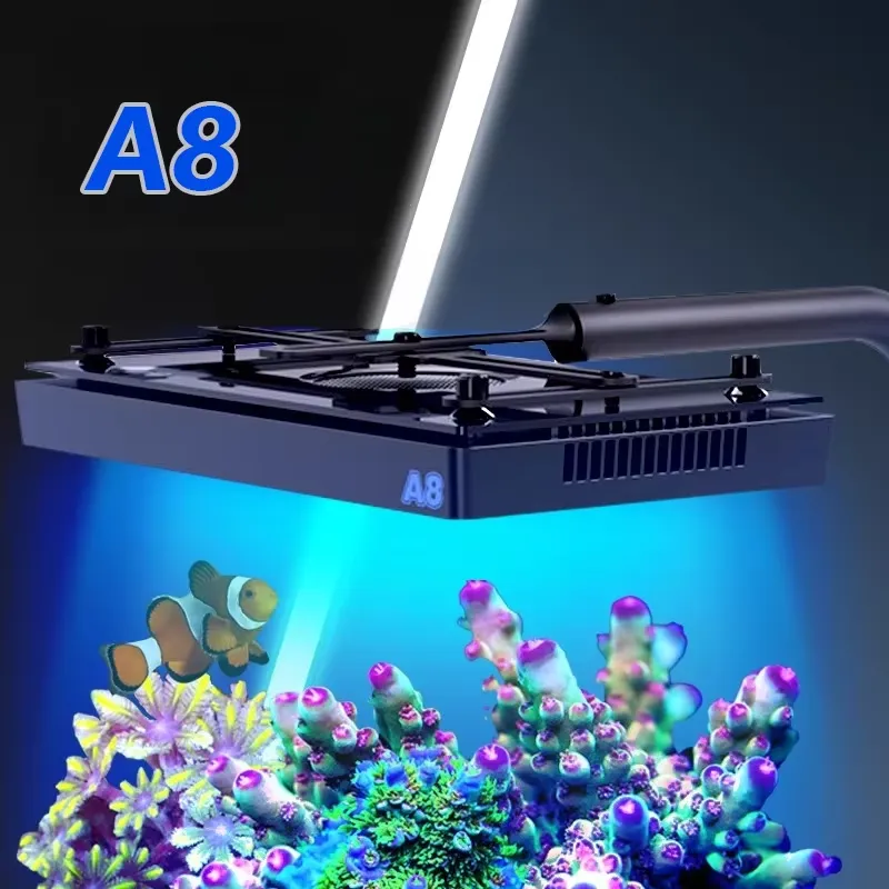 A8SE II Max Blue 240W WiFi App - đánh giá và giá Aquarium Marine Lights